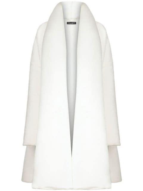 Dolce & Gabbana KIM DOLCE&GABBANA open-front terrycloth coat