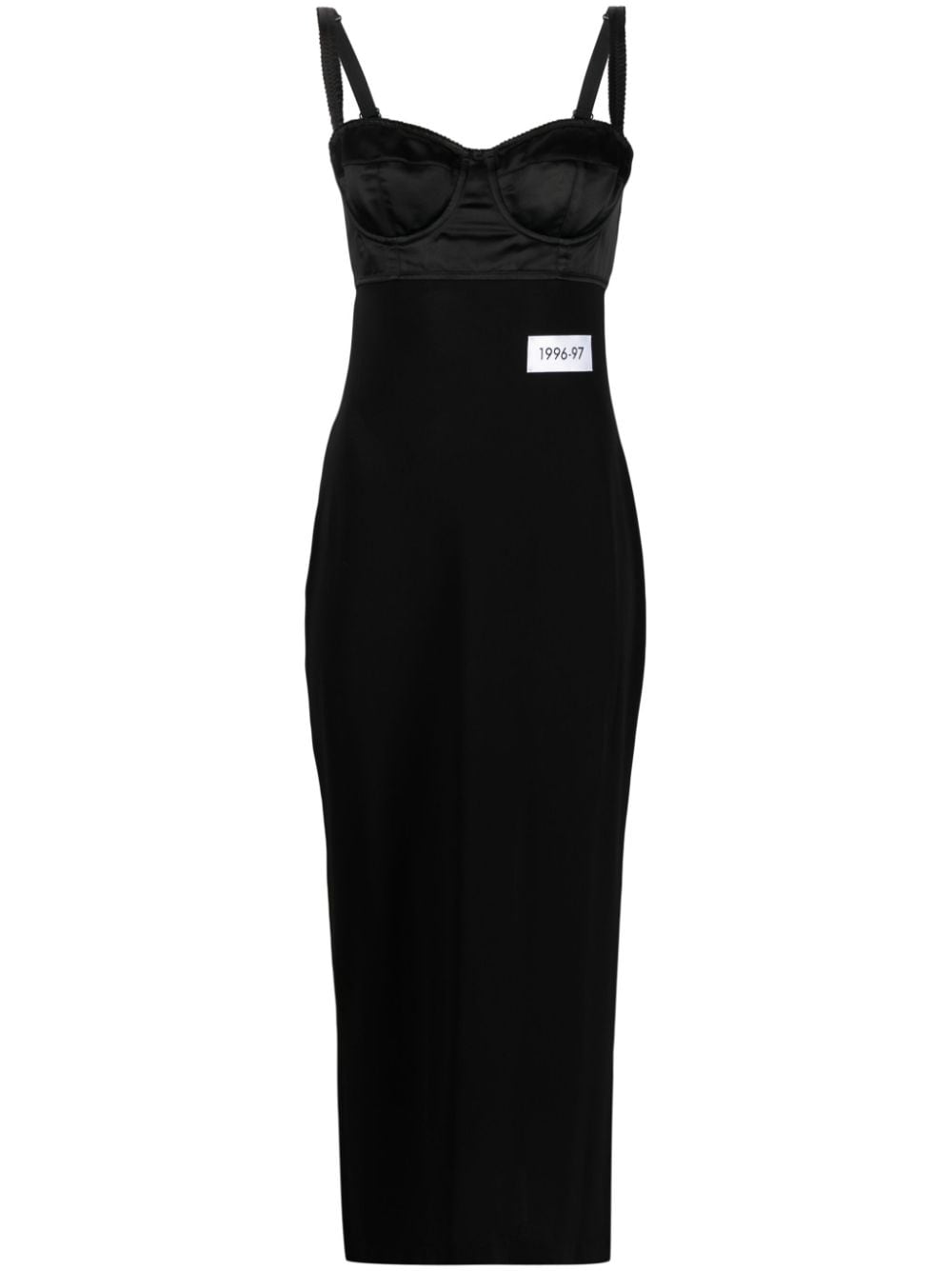 x Kim Kardashian bustier midi dress