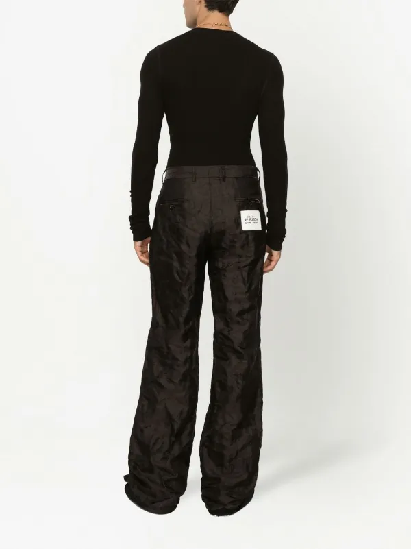【送料&関税込】Dolce & Gabbana Tailored Trousers Dolce & Gabbana Tapered Tailored Trousers | Black | FARFETCH GE