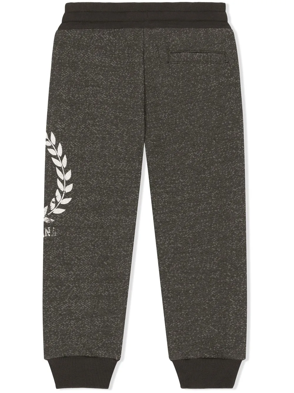 Shop Dolce & Gabbana Athletic Logo-print Track Trousers In Grey