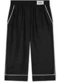 Dolce & Gabbana Kids silk pajama bottoms - Black