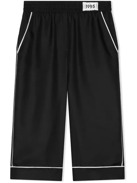 Dolce & Gabbana Kids silk pajama bottoms