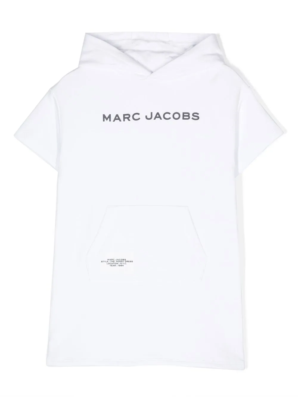 

Marc Jacobs Kids logo-print hooded dress - White