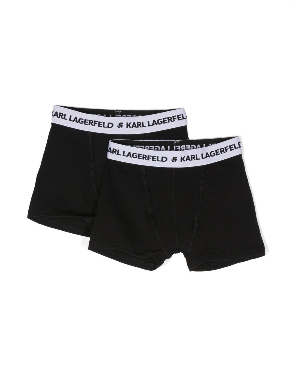 Karl Lagerfeld Kids Twee boxershorts - Zwart