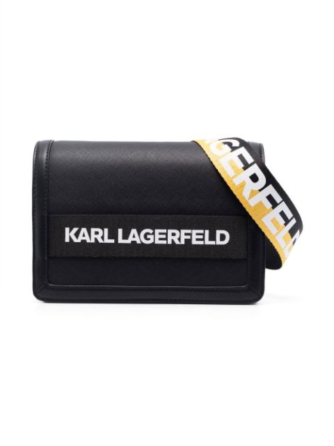 Karl Lagerfeld Kids logo-strap shoulder bag