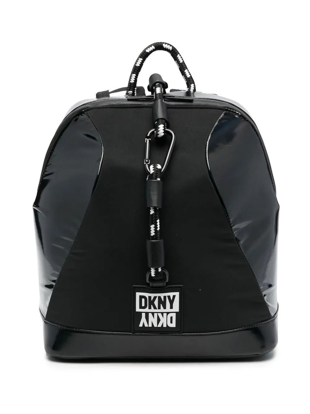 

Dkny Kids logo-patch backpack - Black