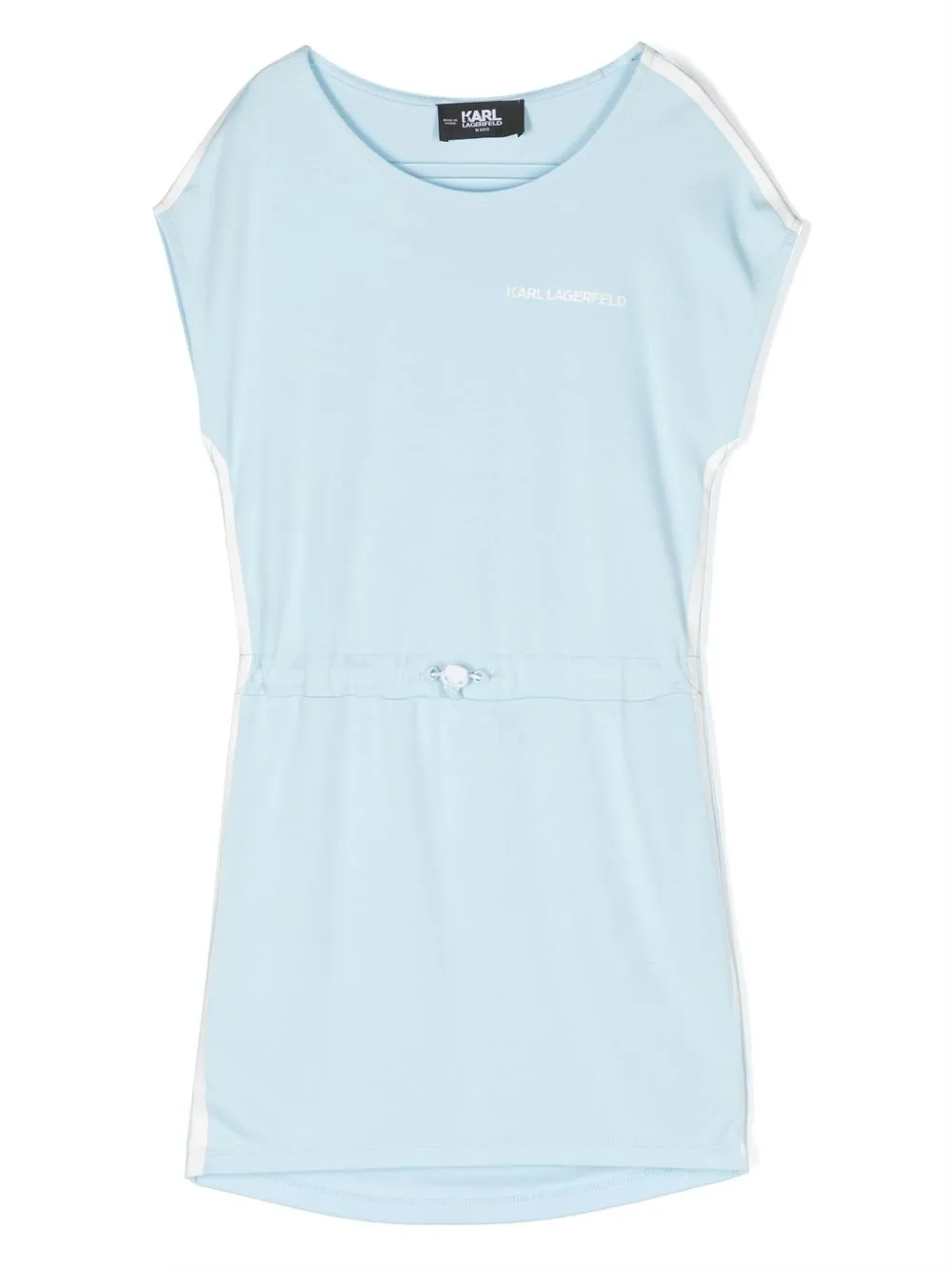 

Karl Lagerfeld Kids logo-print T-shirt dress - Blue