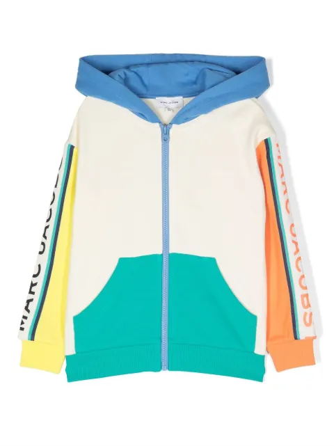 Marc Jacobs Kids colour-block logo-print hoodie