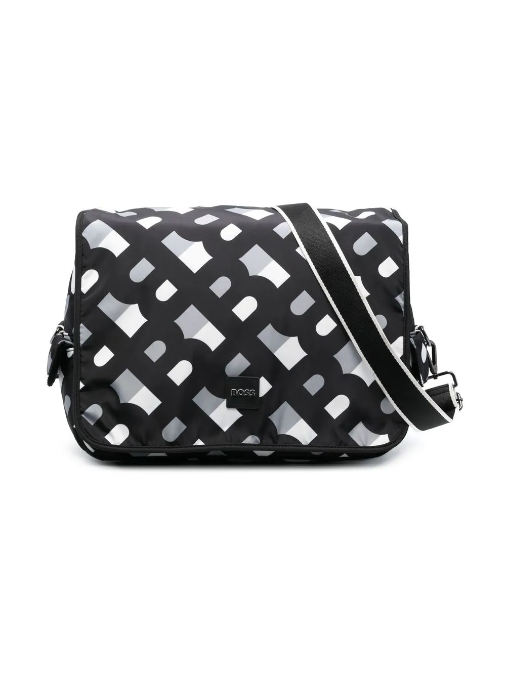 

BOSS Kidswear logo-print changing bag - Black