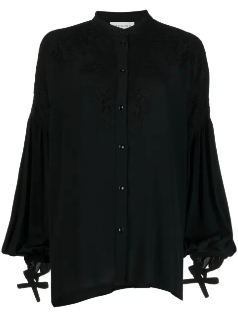 Ermanno Scervino blusa con panel de encaje