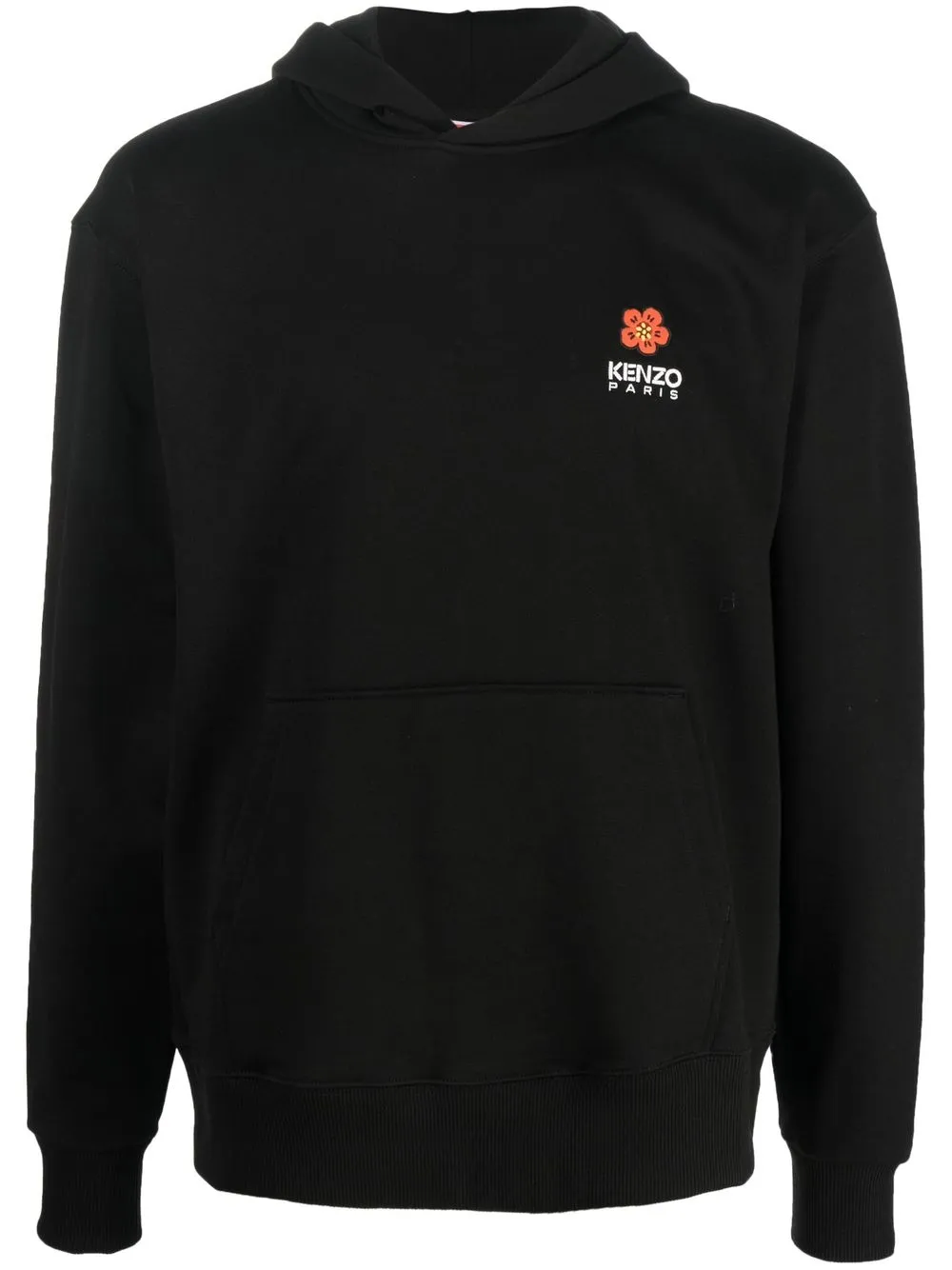 

Kenzo logo-print cotton hoodie - Black