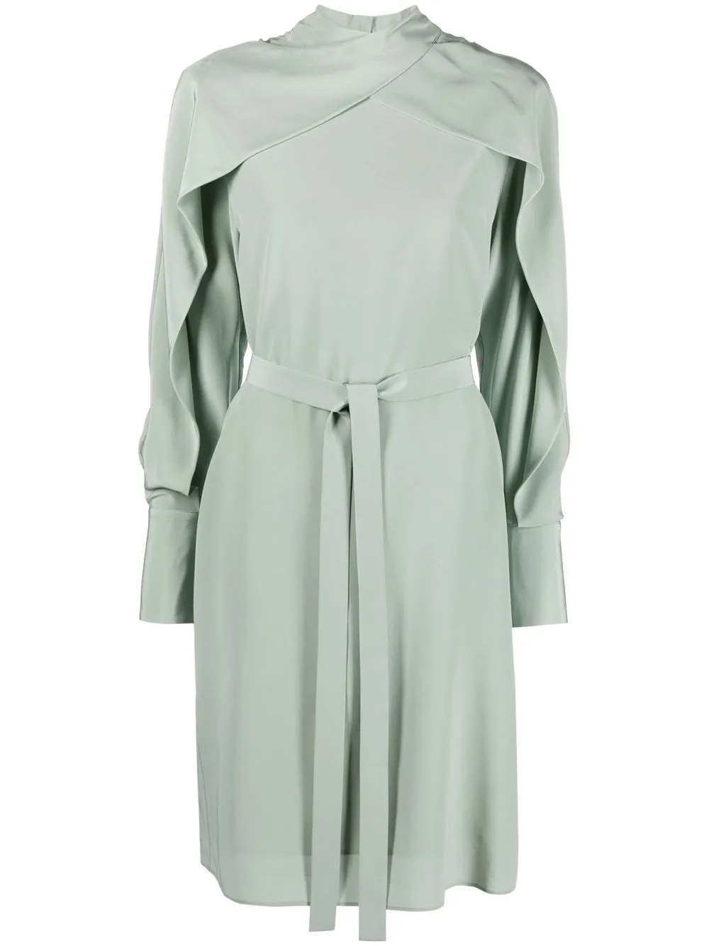 

JOSEPH vestido New Crepe de Soie Alfreda - Verde