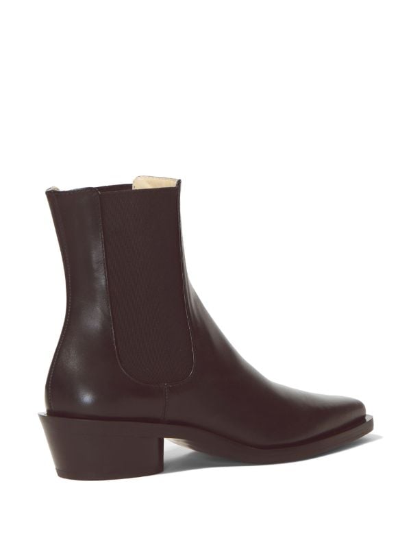 Proenza Schouler Bronco Leather Chelsea Boots Farfetch