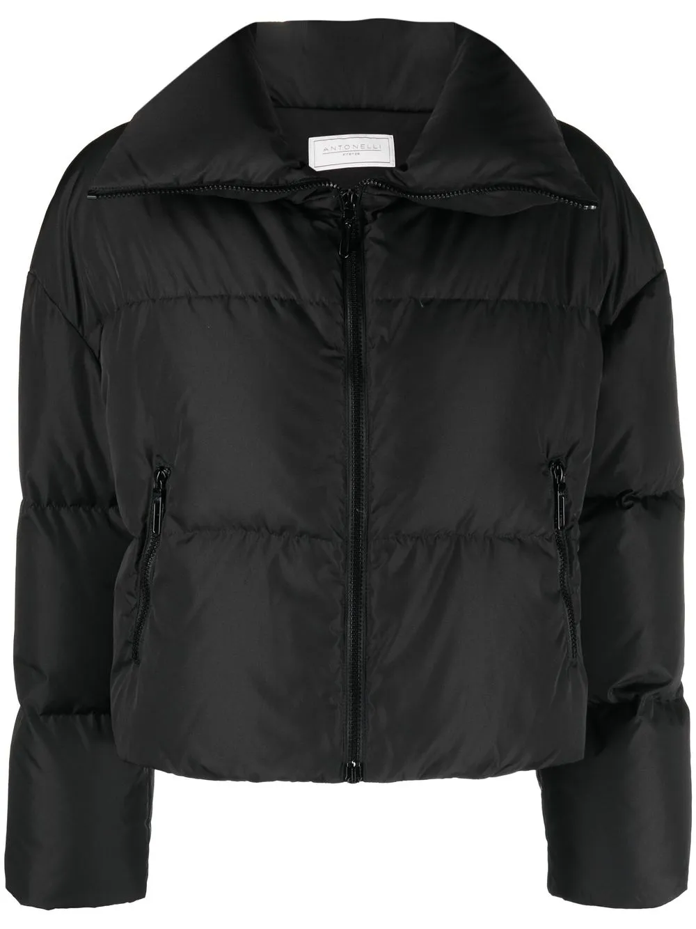 

Antonelli padded front-zip fastening jacket - Black