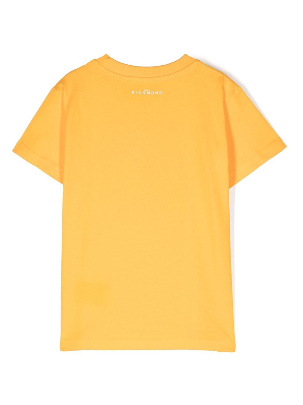 John Richmond Junior T-shirt met logoprint - Oranje