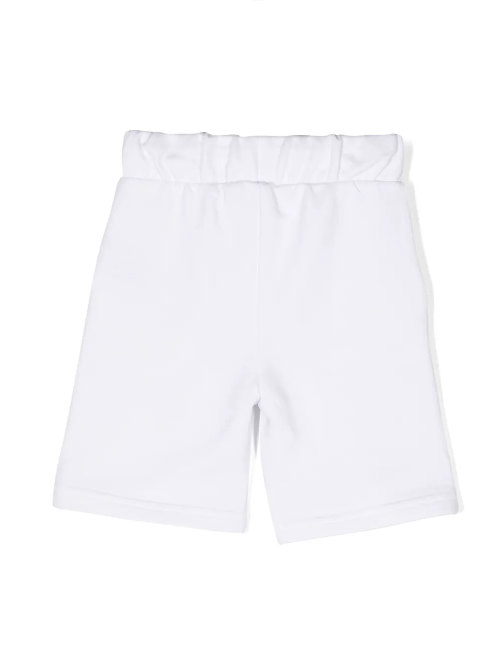 John Richmond Junior Trainingsshorts met logoprint - Wit