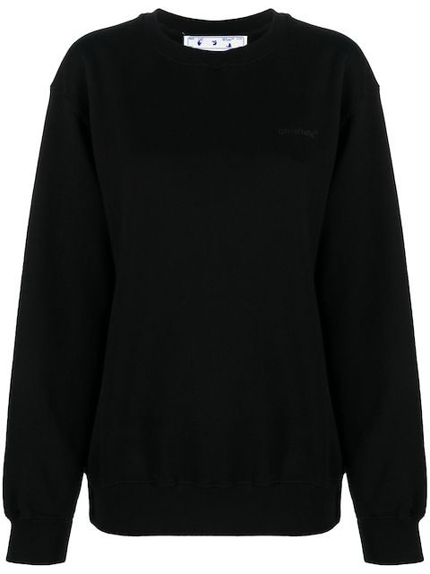 Off-White Diag-print cotton sweatshirt