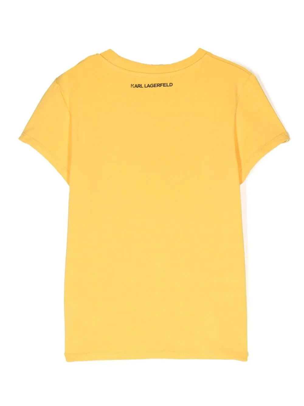 Karl Lagerfeld Kids T-shirt met print - Geel