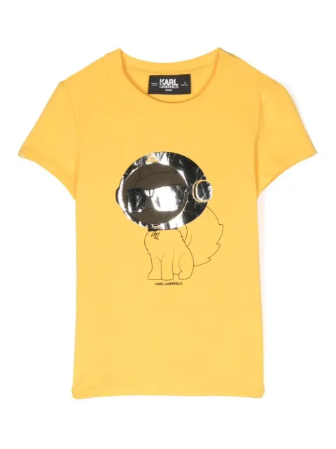 Karl Lagerfeld Kids - graphic-print short-sleeved T-shirt