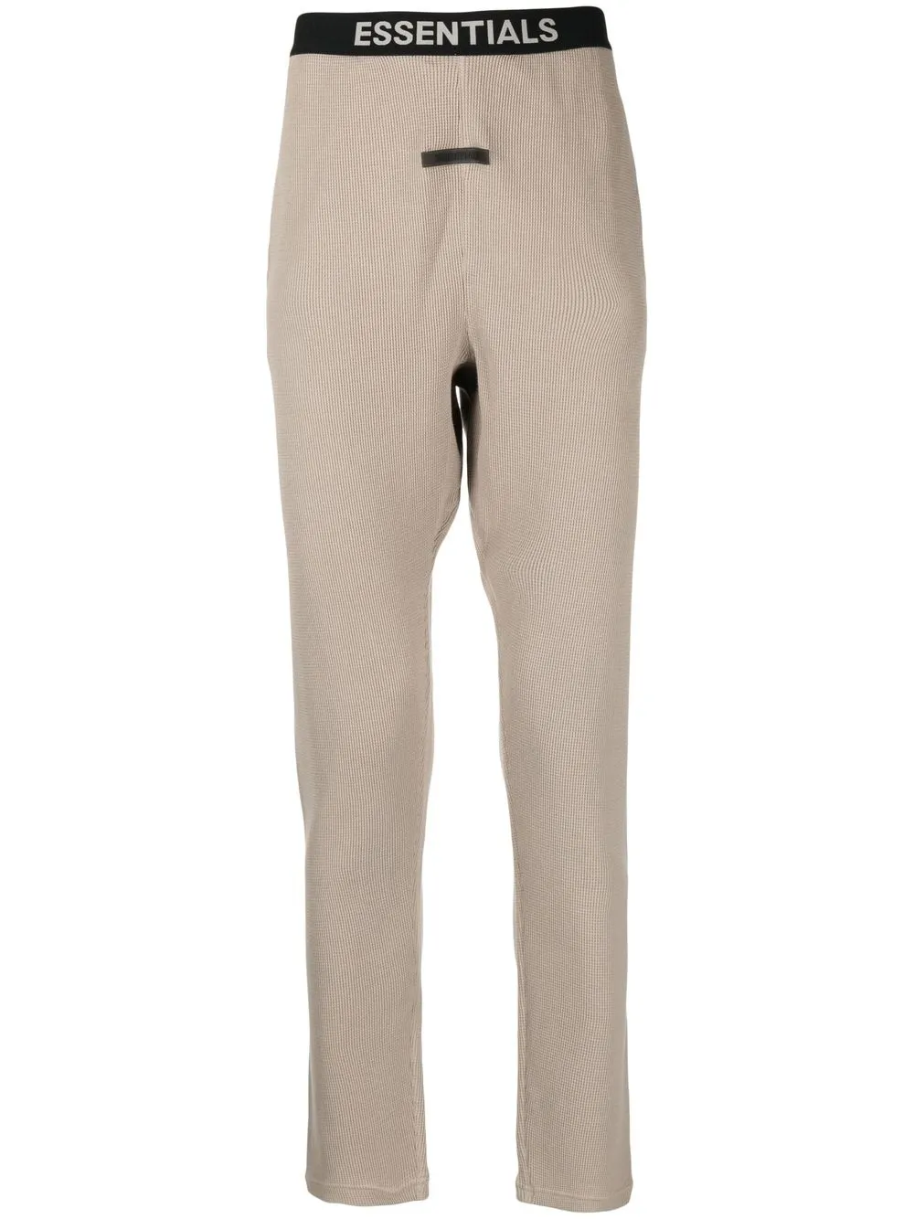 

FEAR OF GOD ESSENTIALS logo-waistband detail trousers - Brown