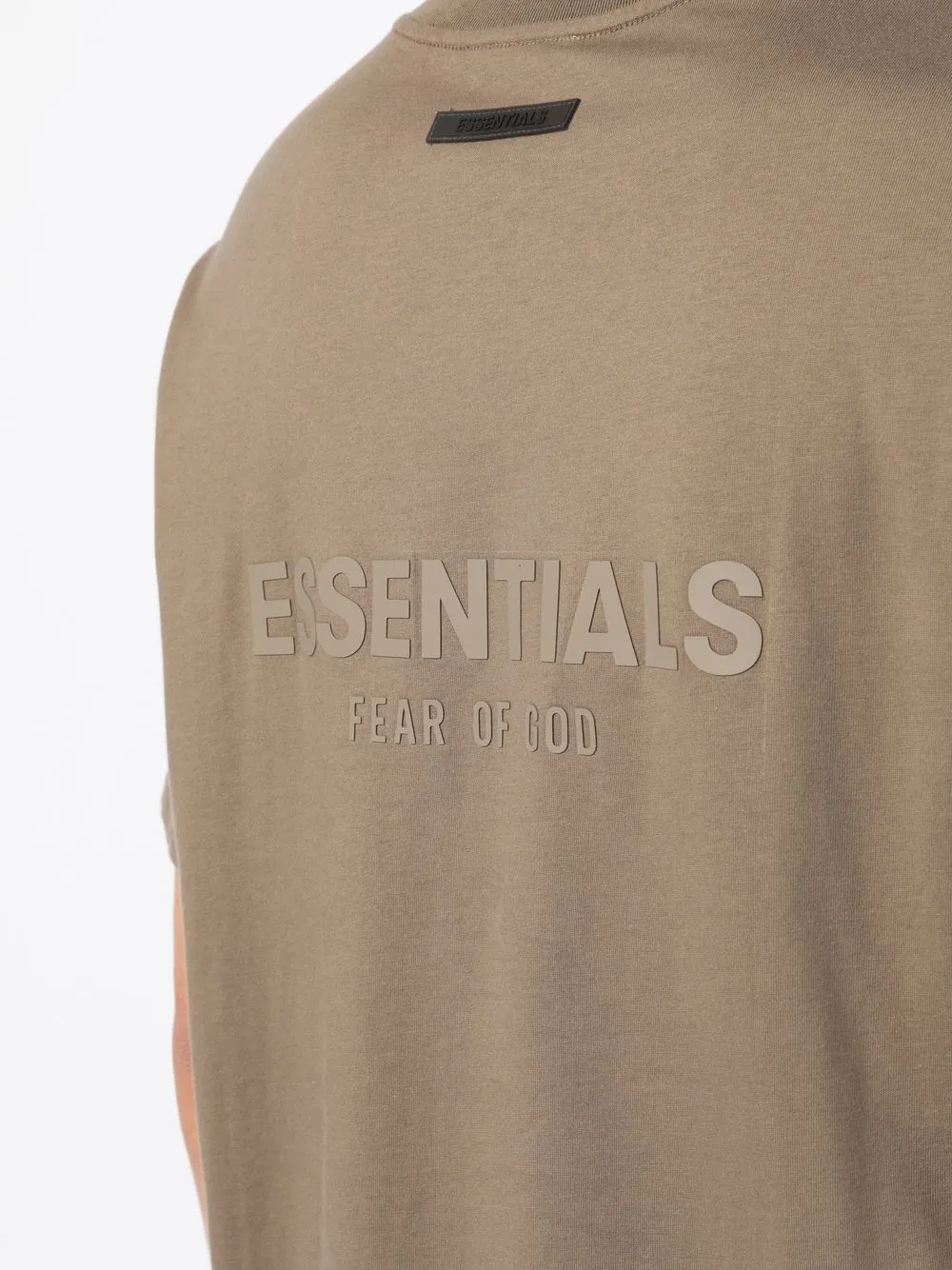 FEAR OF GOD ESSENTIALS T-shirt met ronde hals Bruin