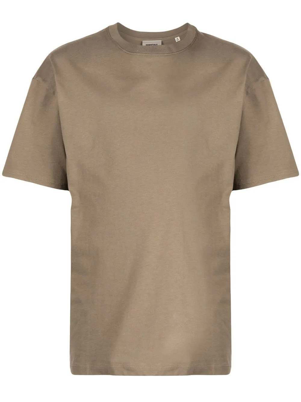 FEAR OF GOD ESSENTIALS T-shirt con logo goffrato - Marrone