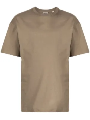 Burberry logo-print Cotton T-shirt | Brown | FARFETCH
