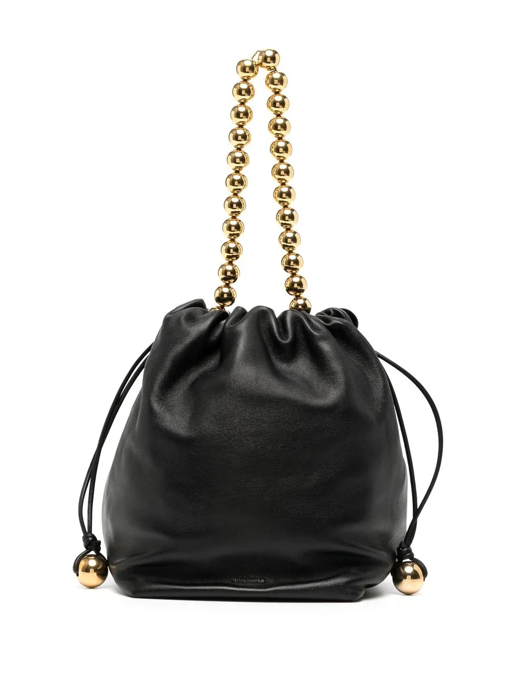 

Jil Sander ruched detailing lambskin mini-bag - Black