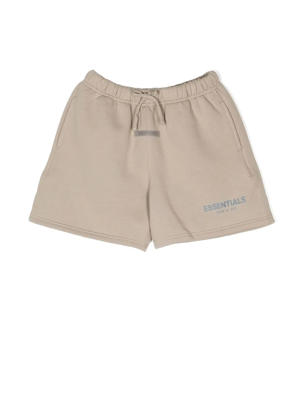 

FEAR OF GOD ESSENTIALS logo-print jersey shorts - Brown