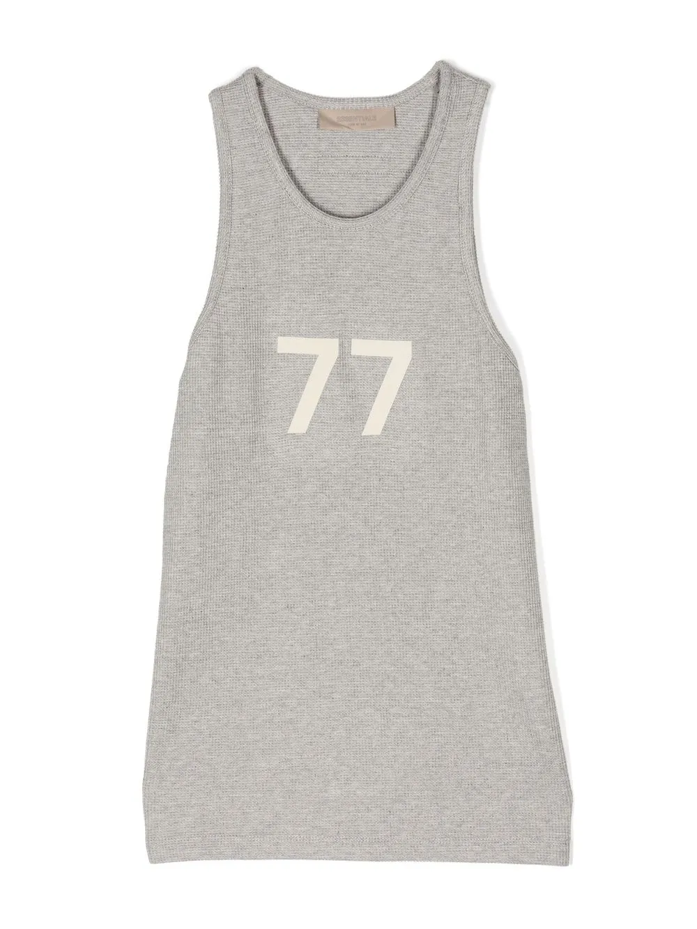 

FEAR OF GOD ESSENTIALS number-print tank top - Grey