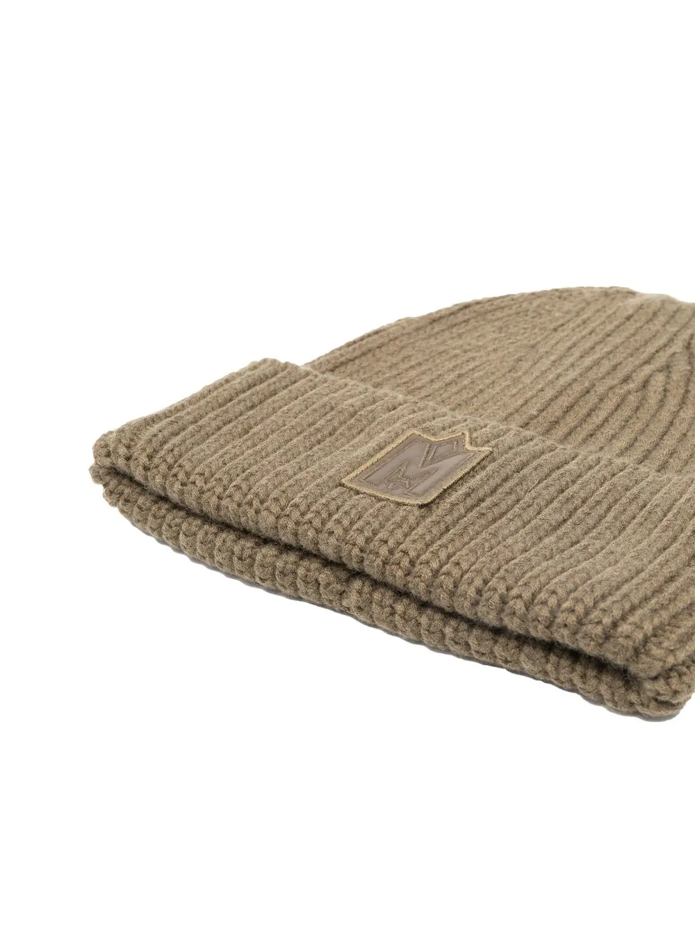 

Mackage logo-patch knit beanie - Green