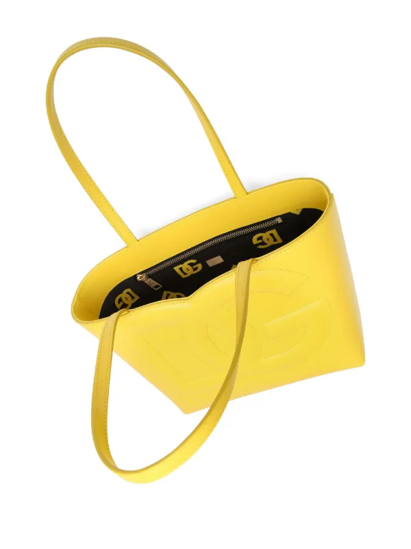 トートバッグ DOLCE & GABBANA Small bag with rubberized logo Dolce & Gabbana Small Rubberized Logo Top Handle Bag In