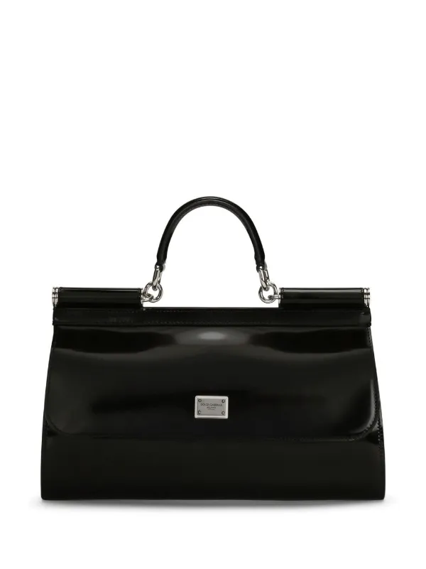 Dolce＆Gabbana★SICILY レザー トップハンドルバッグ★ DOLCE&GABBANA - シシリーレザートップハンドルバッグ を