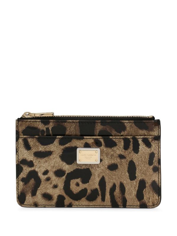 all-over leopard-print wallet