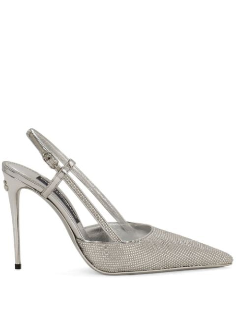 Dolce & Gabbana - KIM DOLCE&GABBANA crystal-embellished slingback pumps