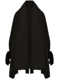 Dolce & Gabbana KIM DOLCE&GABBANA open-front taffeta cape - Black