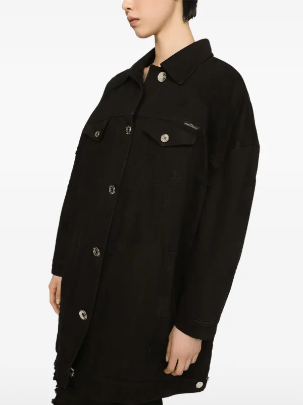Dolce & Gabbana ロングライン デニムジャケット Dolce & Gabbana ロングライン デニムジャケット | ブラック