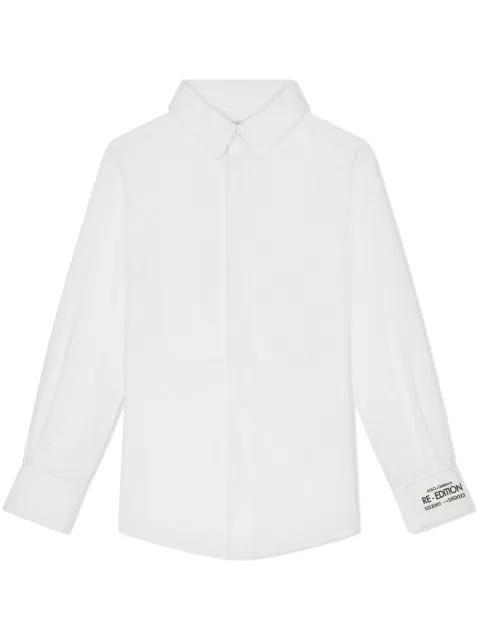 Dolce & Gabbana Kids cotton tuxedo shirt