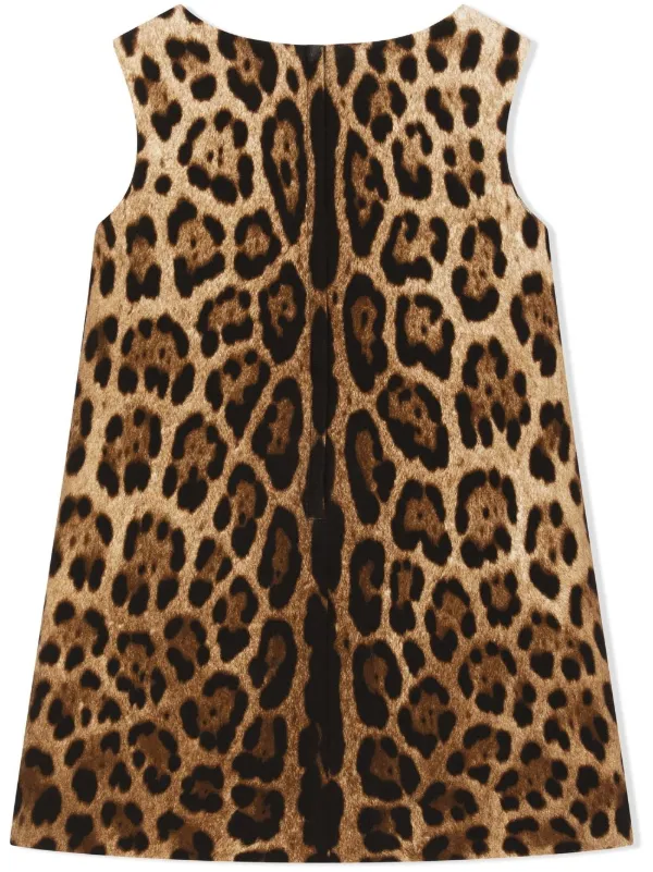 Kids leopard 2024 print dress