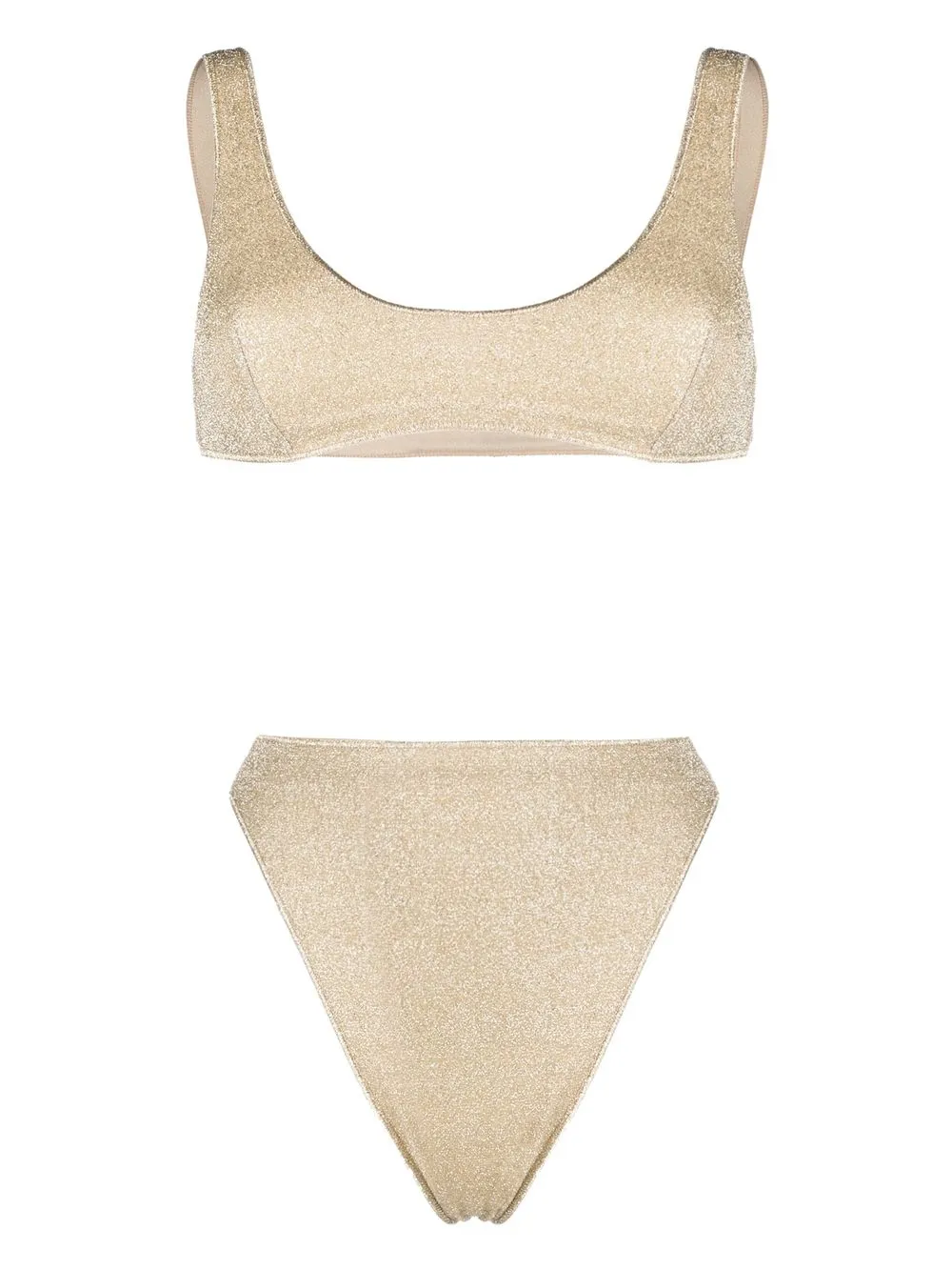 

Oséree Lumiere two-piece bikini set - Gold