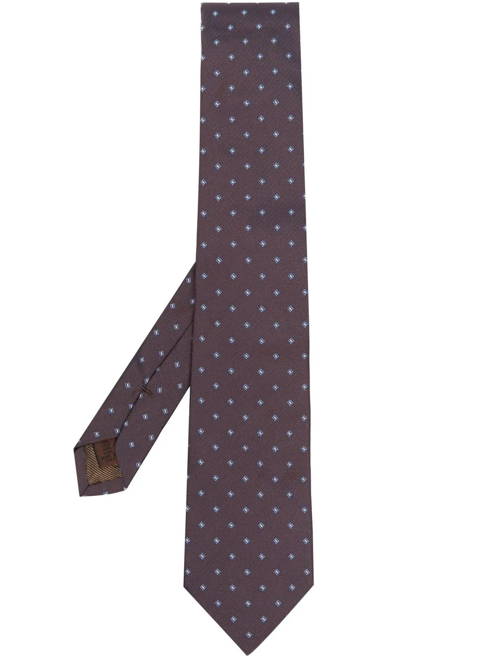 

Church's pointed silk tie - Brown