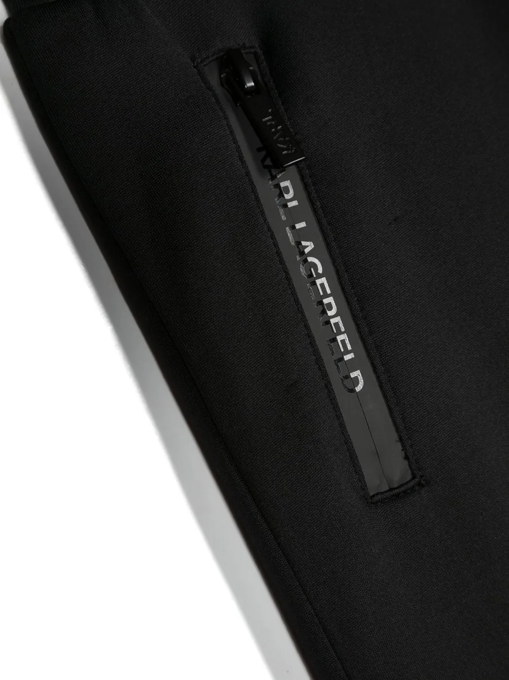 Karl Lagerfeld Logo-print Bermuda Shorts In Black