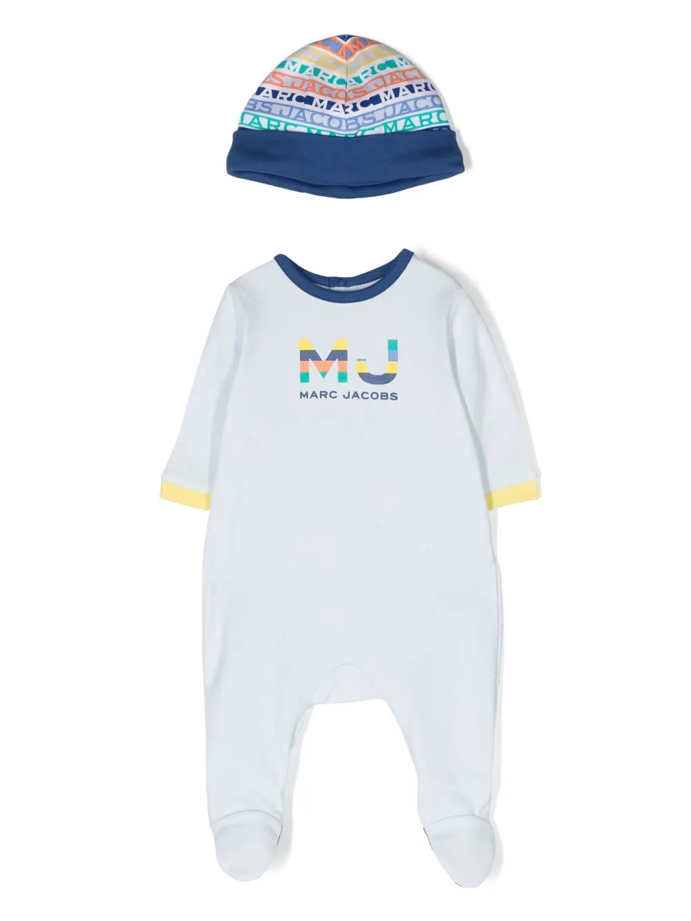 

Marc Jacobs Kids set de mameluco con logo estampado - Azul