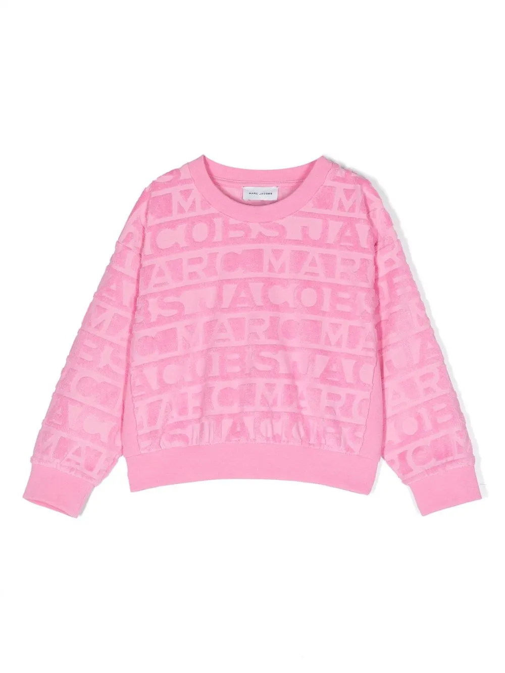 

Marc Jacobs Kids terry-cloth effect crew-neck sweatshirt - Pink