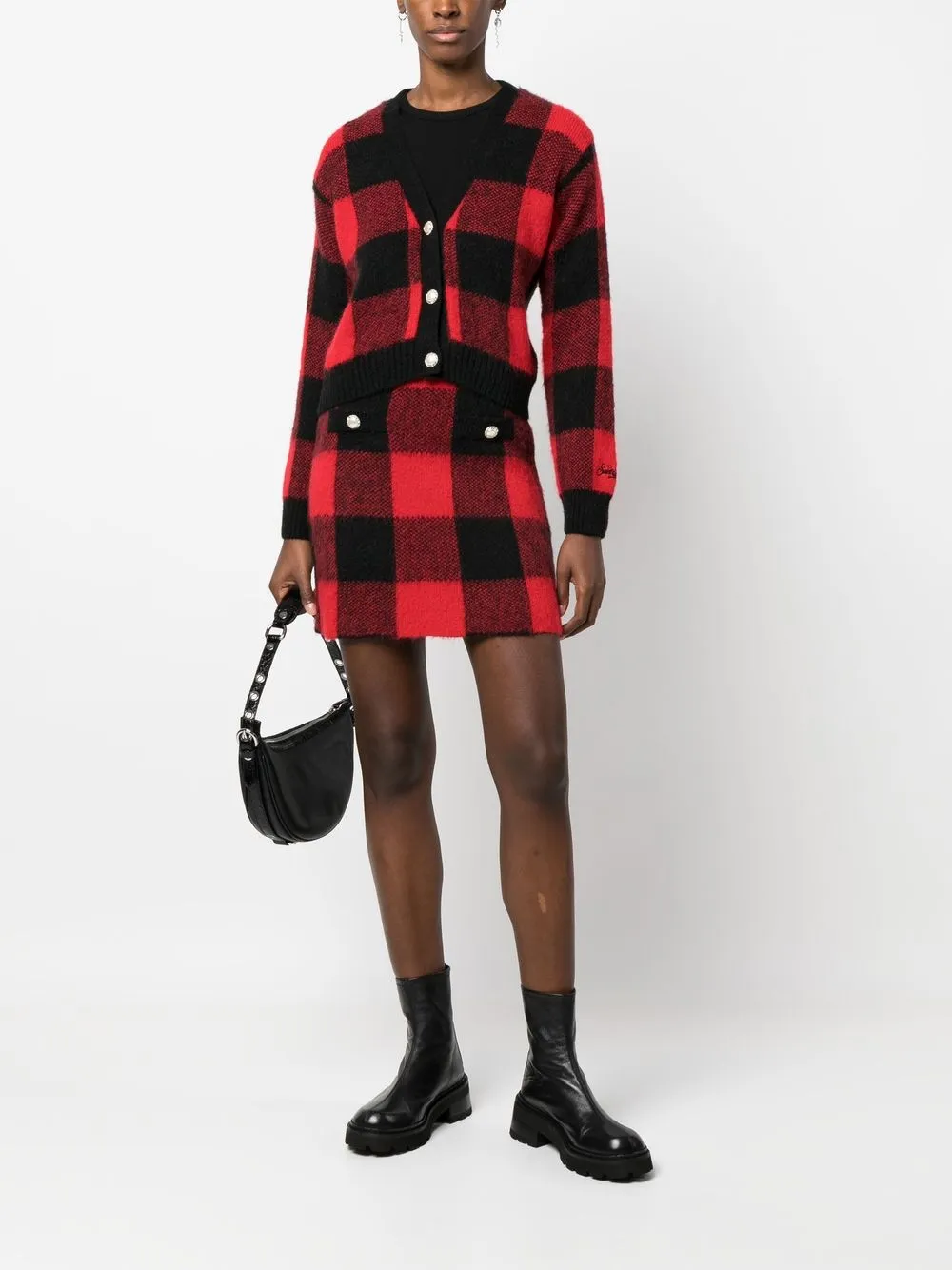 MC2 Saint Barth check-pattern Mini Skirt - Farfetch