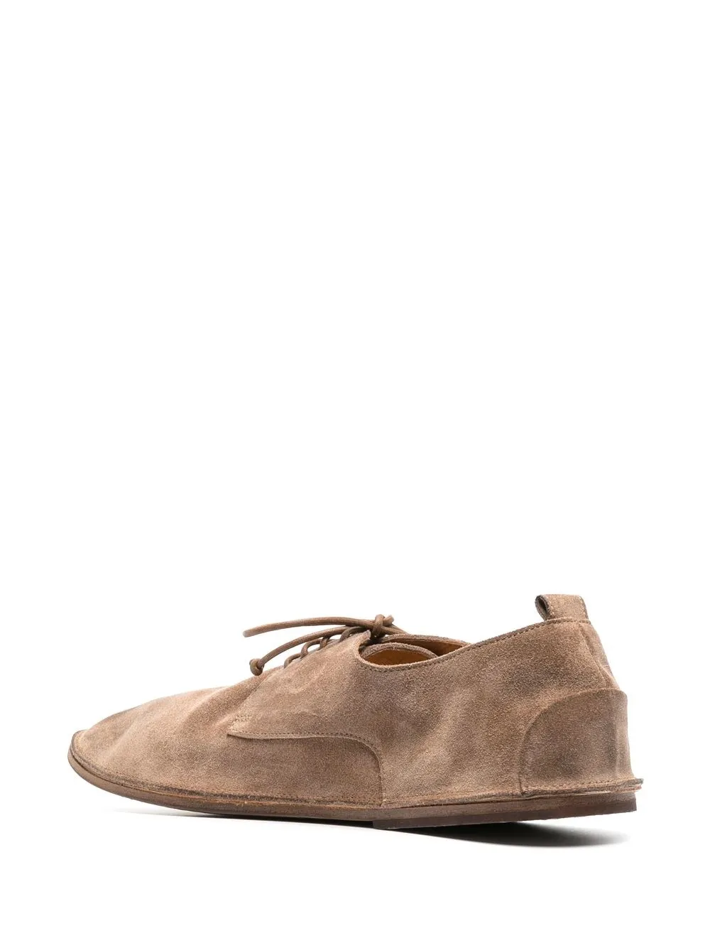 Shop Marsèll Suede-leather Derby Shoes In Brown