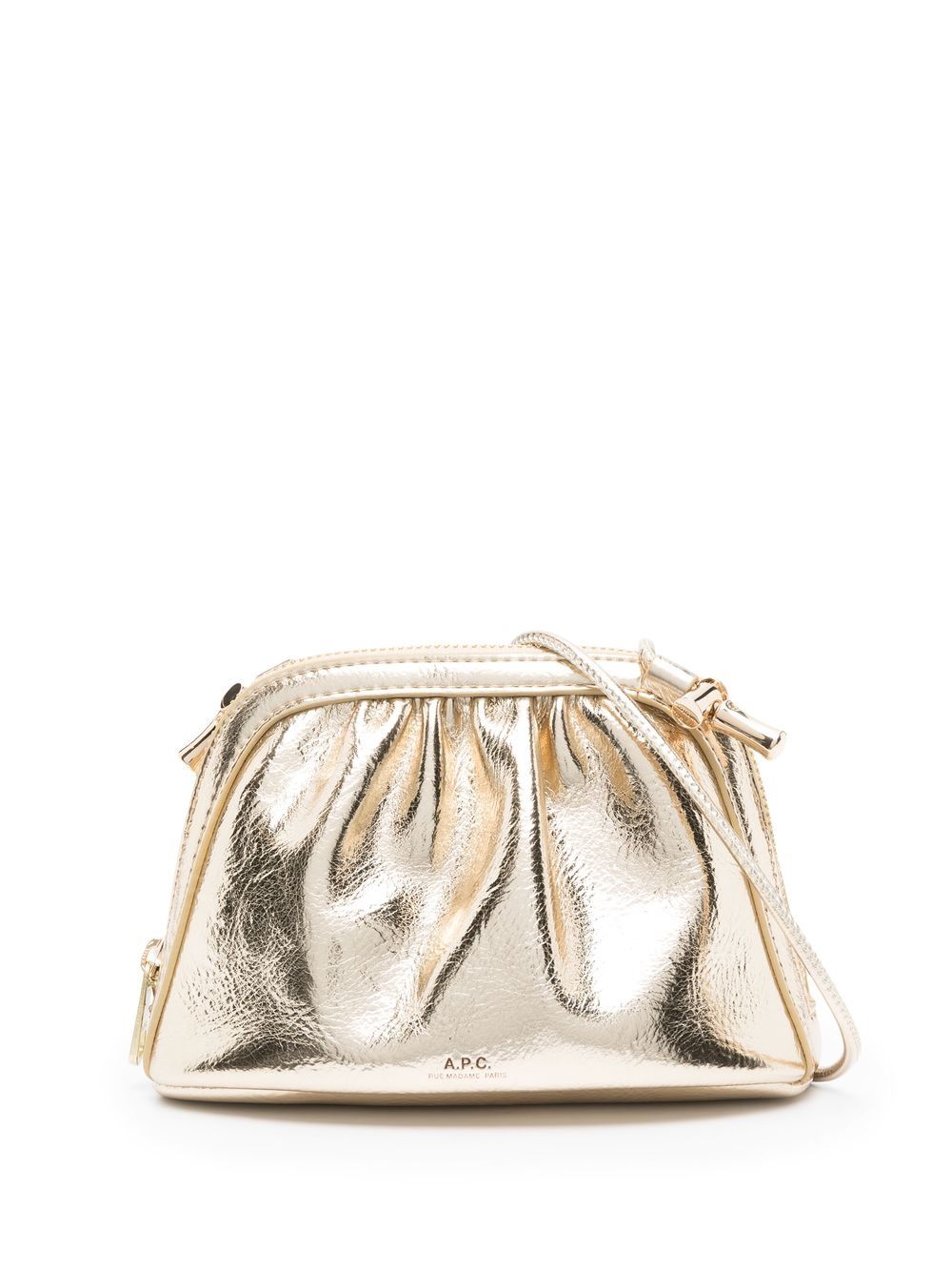 A.p.c. Small Ninon Crossbody Bag In Gold | ModeSens