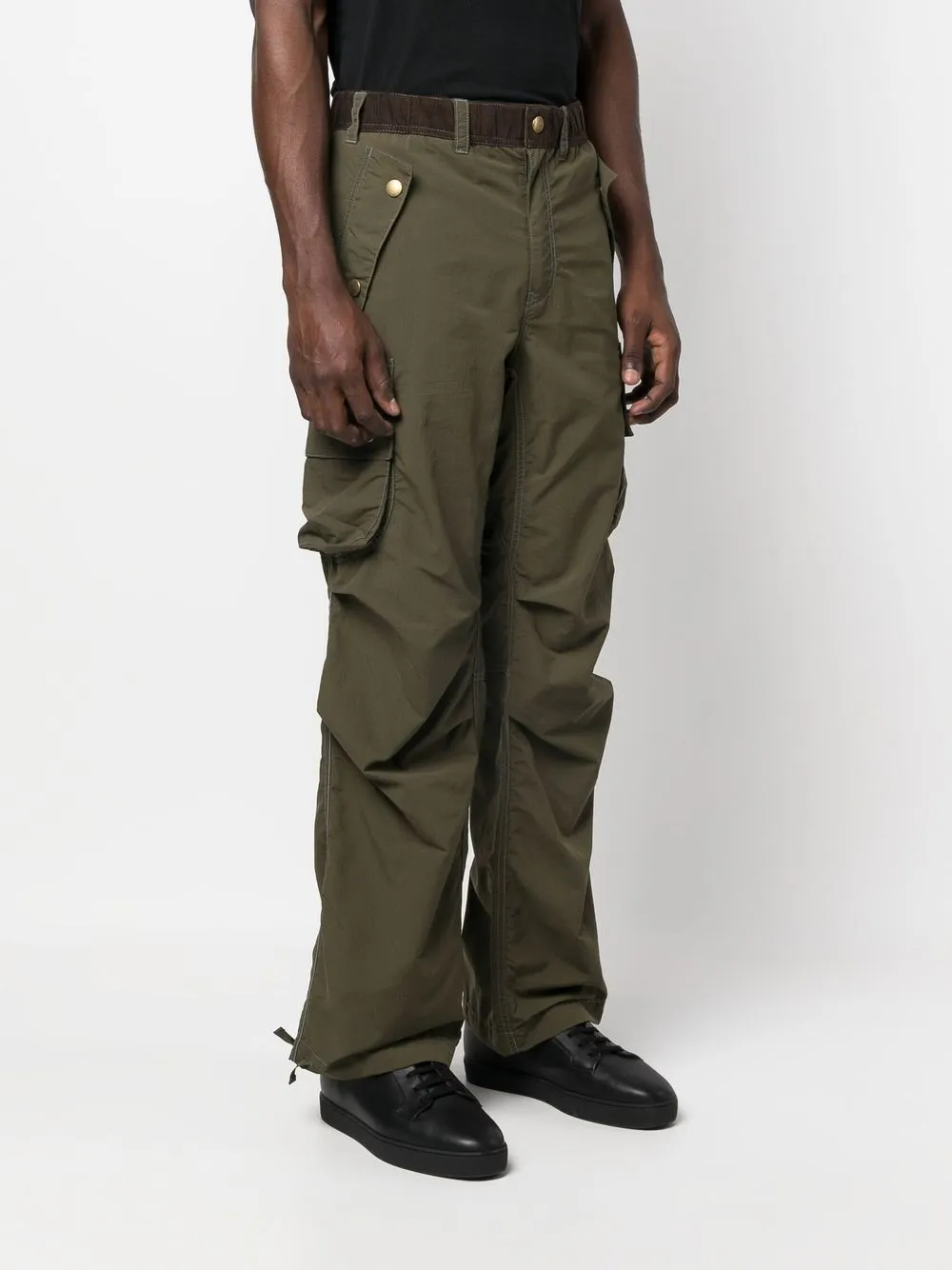 BARBOUR STRAIGHT-LEG CUT CARGO TROUSERS