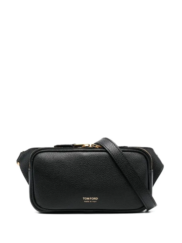 TOM FORD logo-print Leather Belt Bag - Farfetch