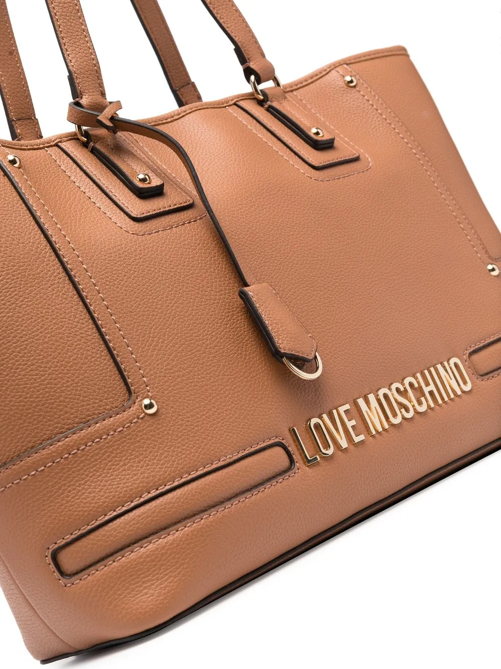 LOVE MOSCHINO LOGO细节单肩包